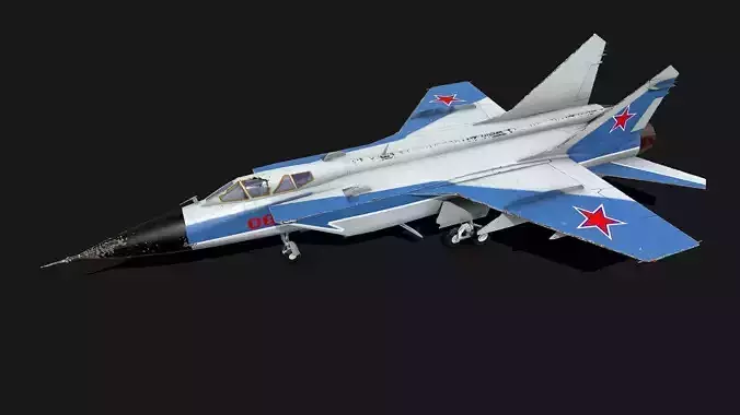 Mikoyan MiG-31 Low-poly PBR