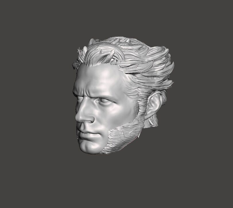 Henry Cavill as Wolverine 3D model_1