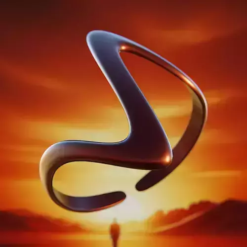 Trinity Flow Ring - Minimalist Futuristic 3D Print Jewelry 71 3D print model