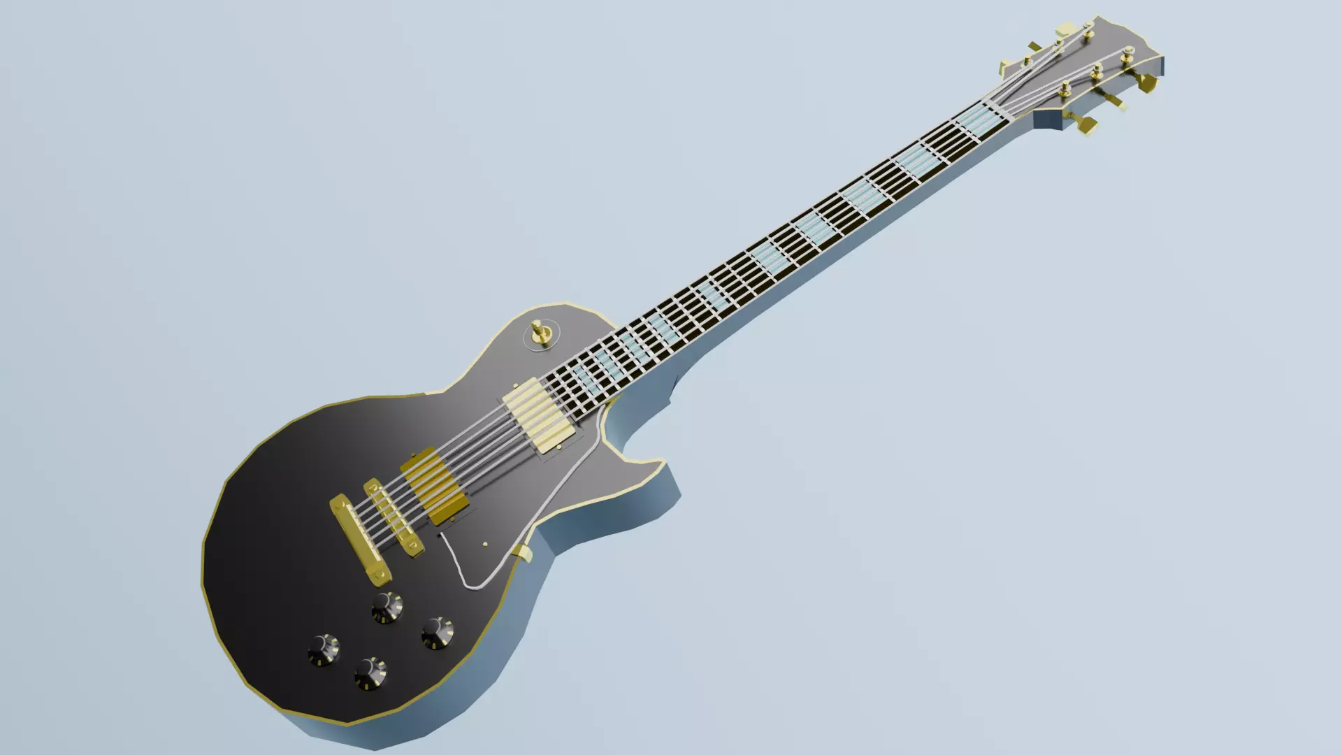 Les Paul Guitar 3D model
