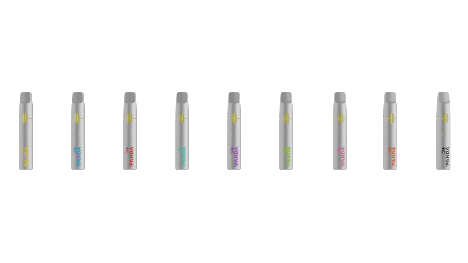 Panda Vape Pen Disposable E-Cigarette 3D model_4