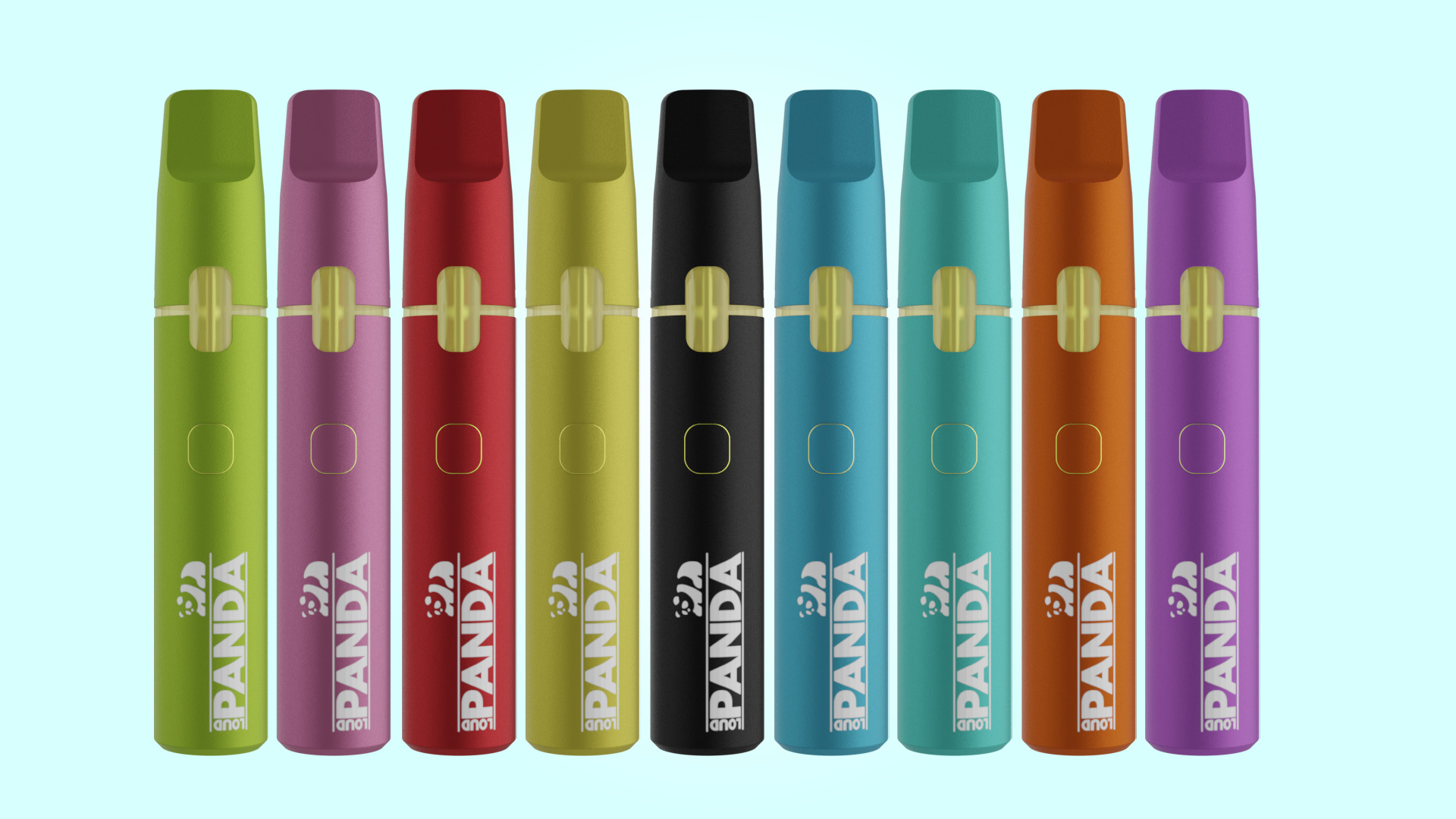 Panda Vape Pen Disposable E-Cigarette 3D model_1