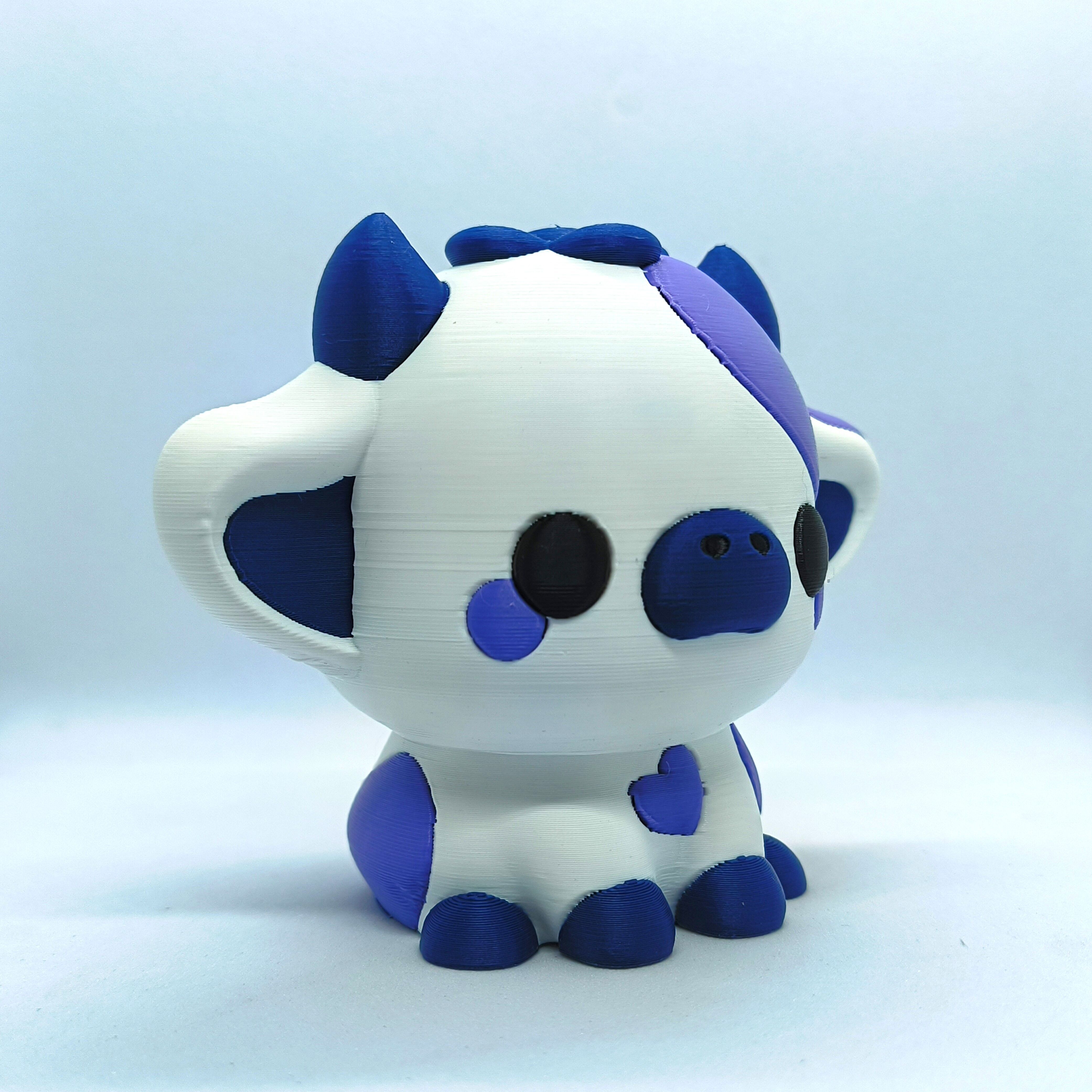 Kawaii Cow - Blueberry 3D print model_2