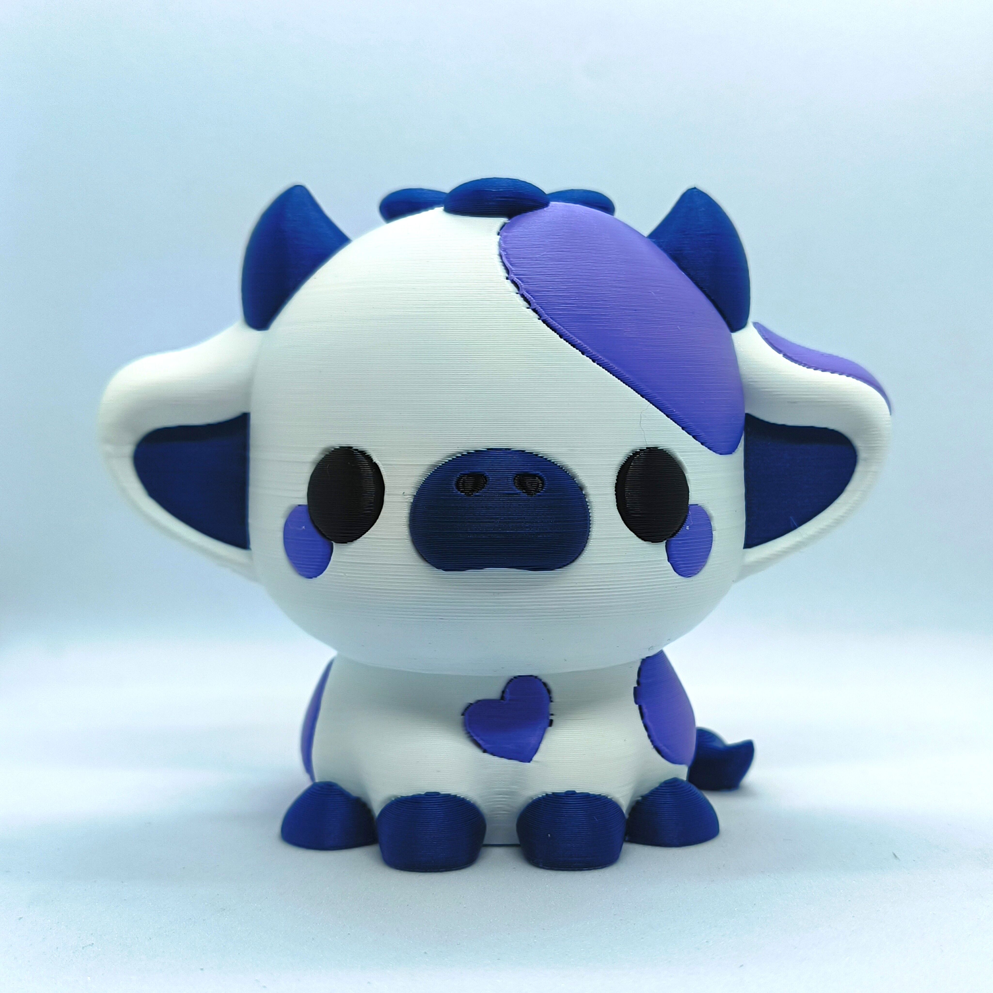 Kawaii Cow - Blueberry 3D print model_1
