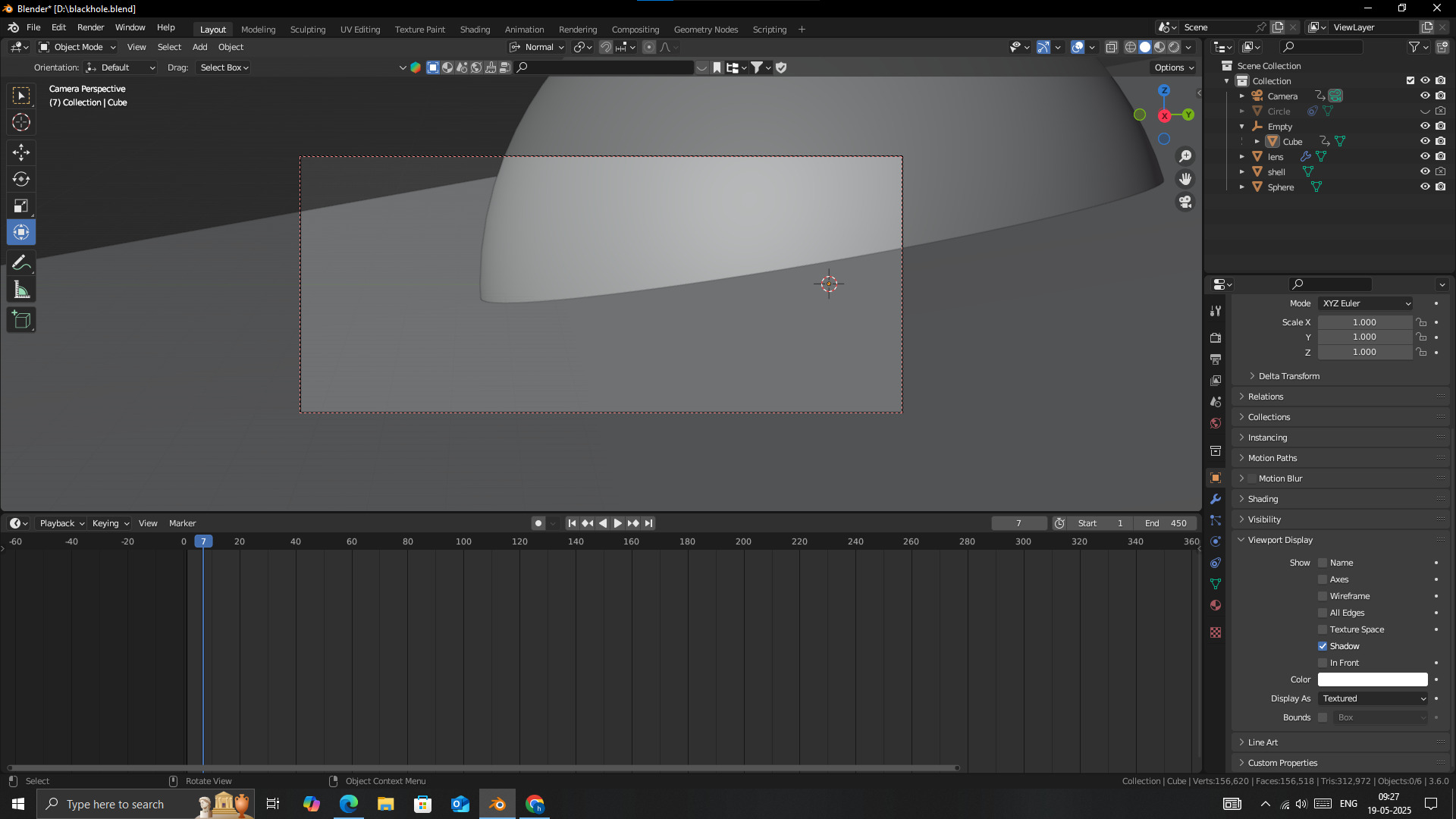 Gargantua Black Hole  Interstellar Inspired 3D Model 3D model_4