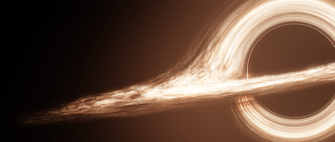 Gargantua Black Hole  Interstellar Inspired 3D Model 3D model