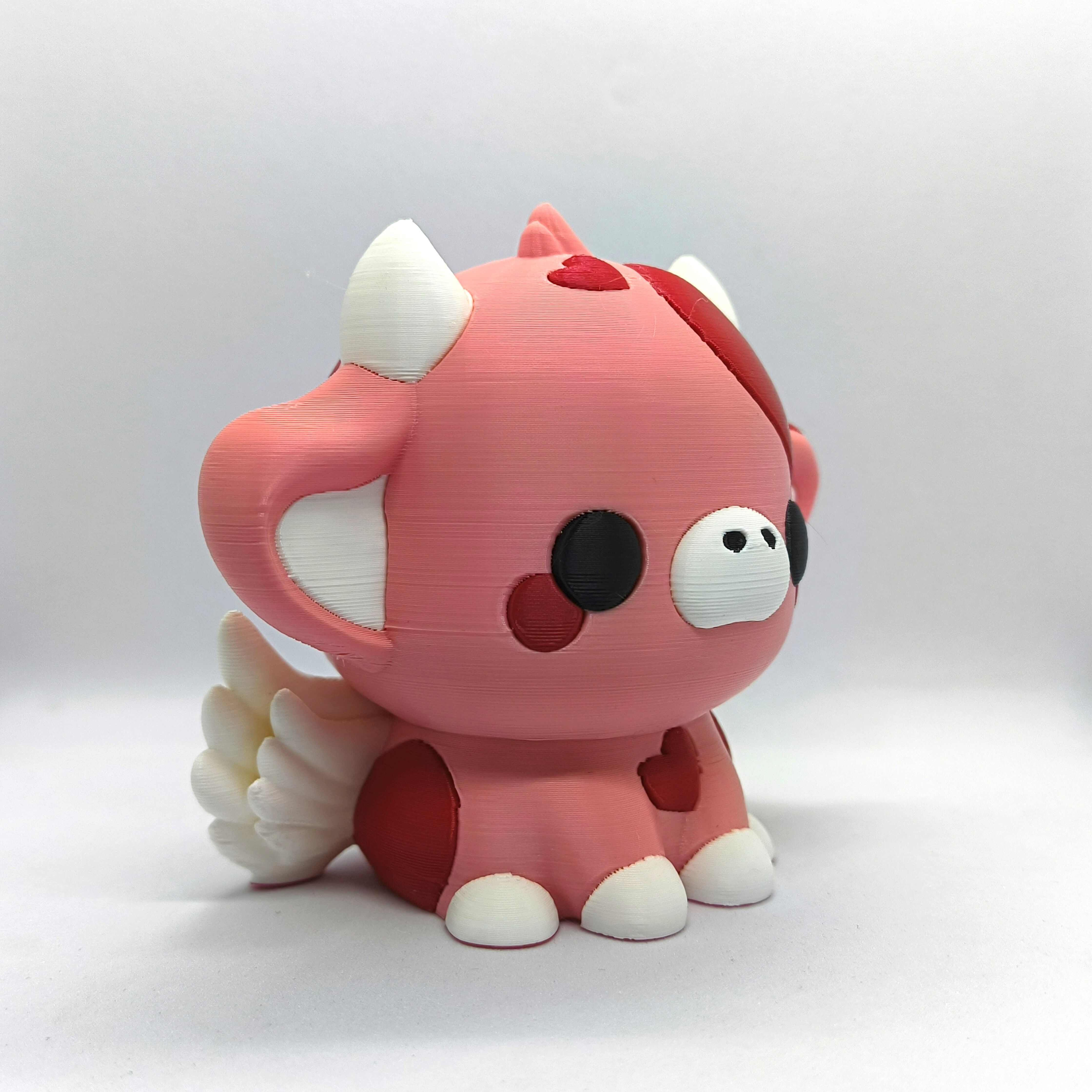Kawaii Cow - Cupid 3D print model_2