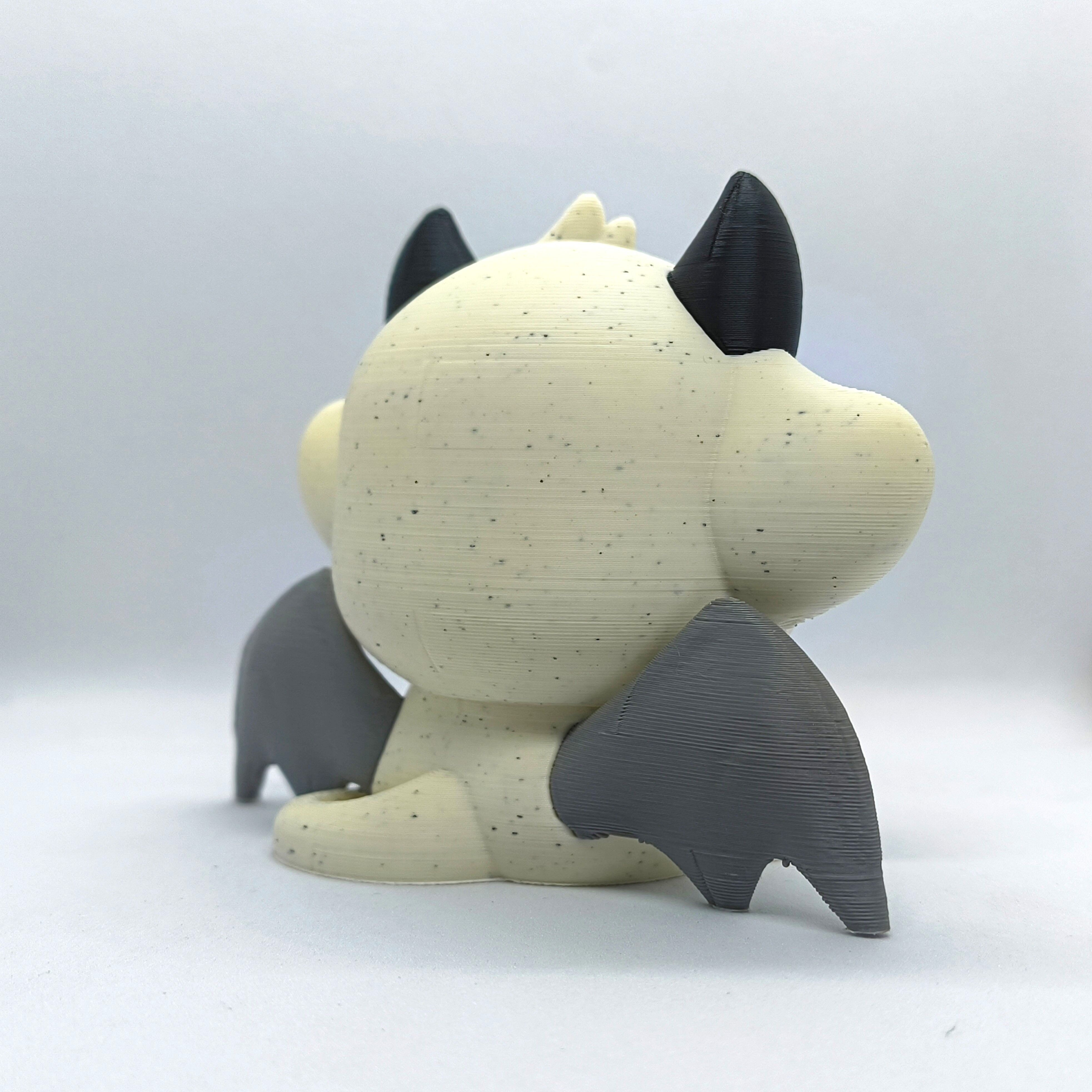 Kawaii Cow - Gargoyle 3D print model_3