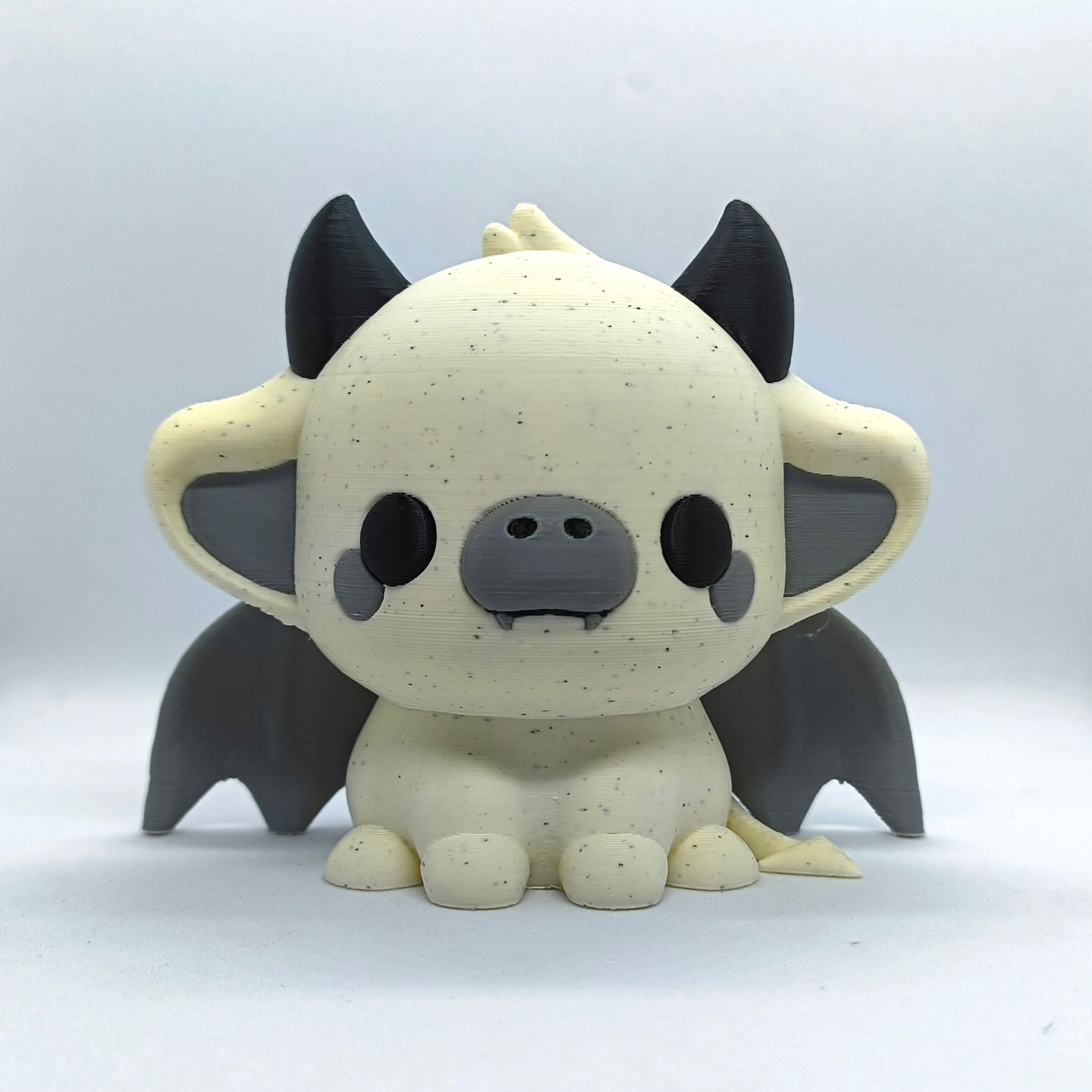 Kawaii Cow - Gargoyle 3D print model_1