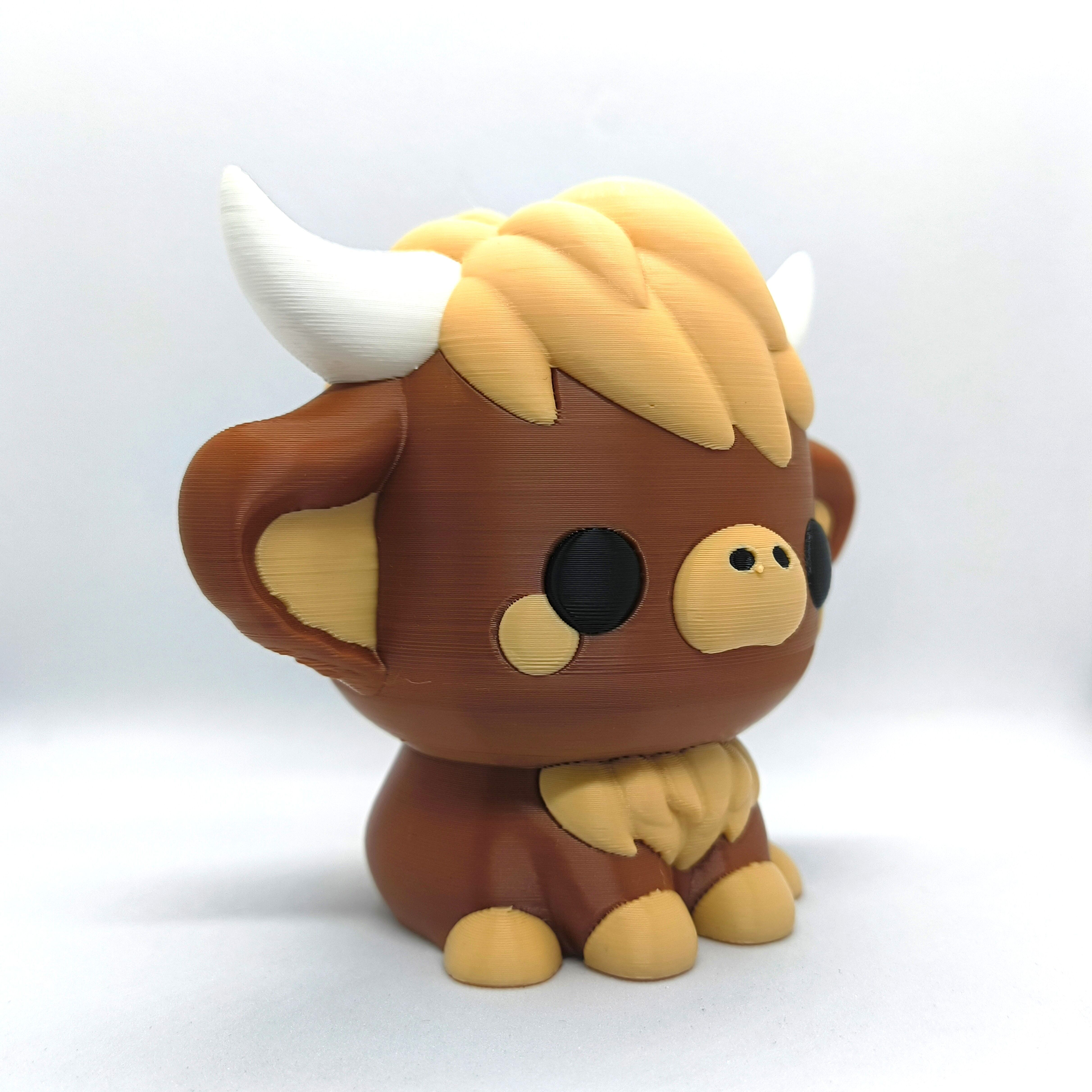 Kawaii Cow - Highland 3D print model_2