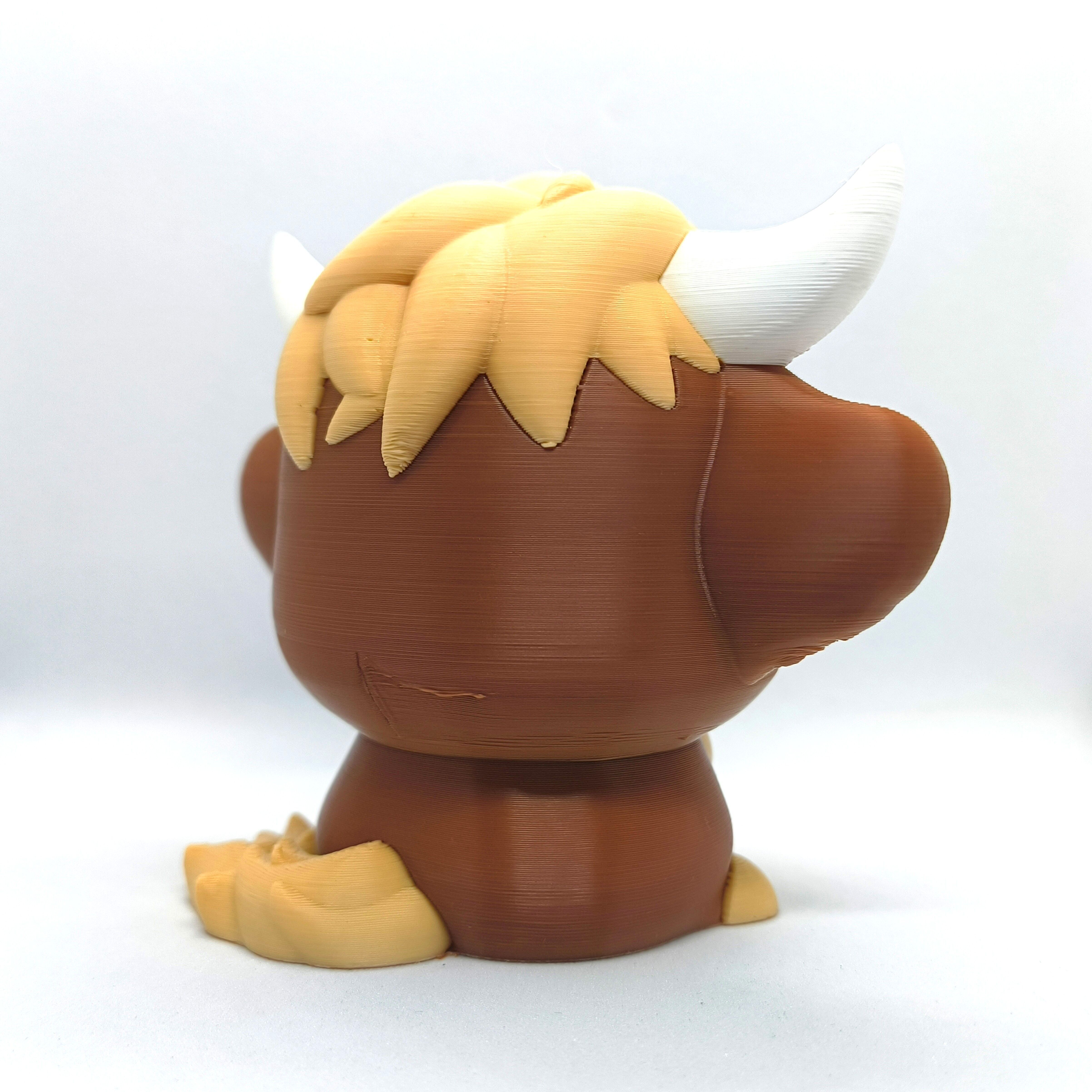 Kawaii Cow - Highland 3D print model_3