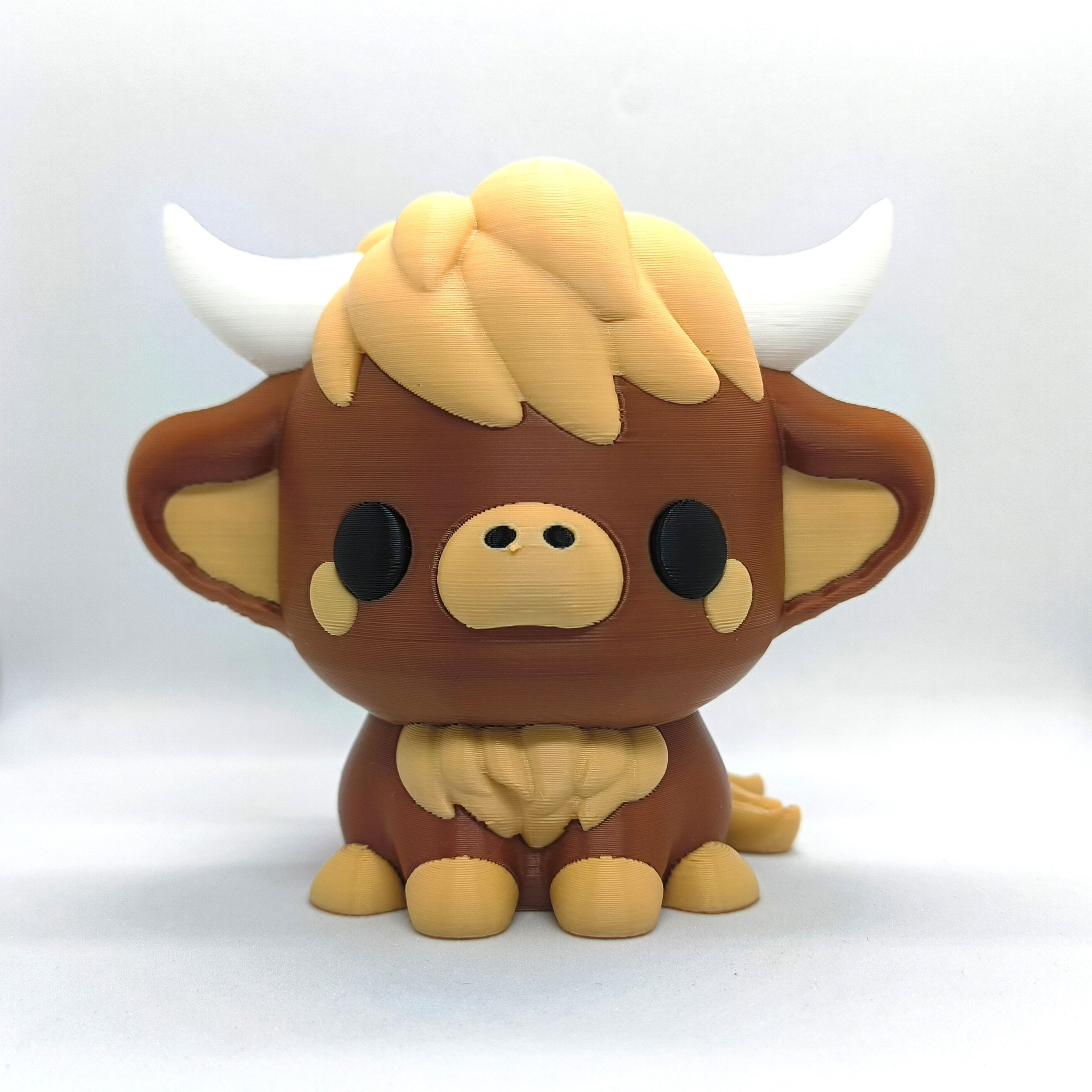 Kawaii Cow - Highland 3D print model_1