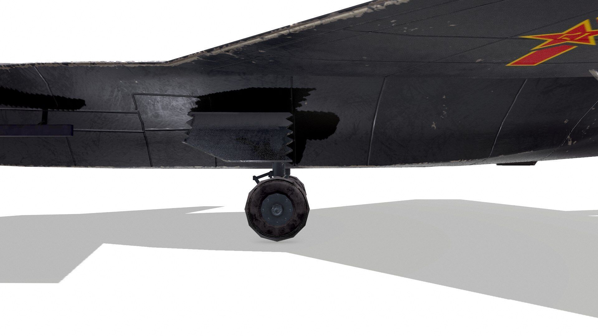 Chengdu J-20 Low-poly PBR Low-poly 3D model_20