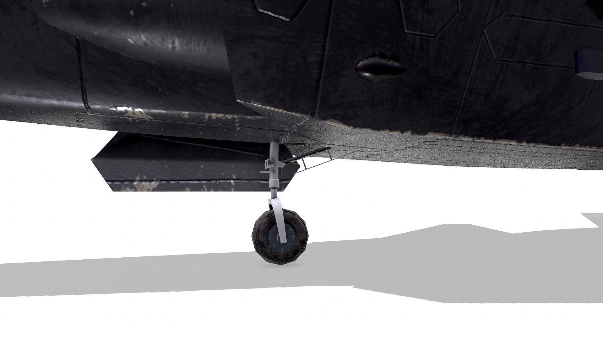 Chengdu J-20 Low-poly PBR Low-poly 3D model_21