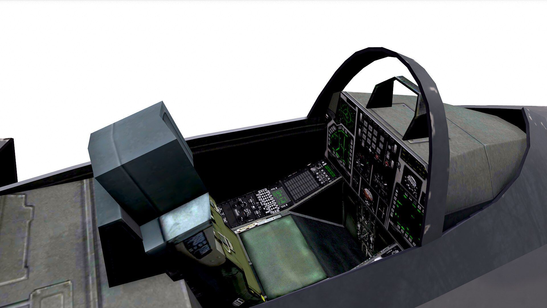 Chengdu J-20 Low-poly PBR Low-poly 3D model_27