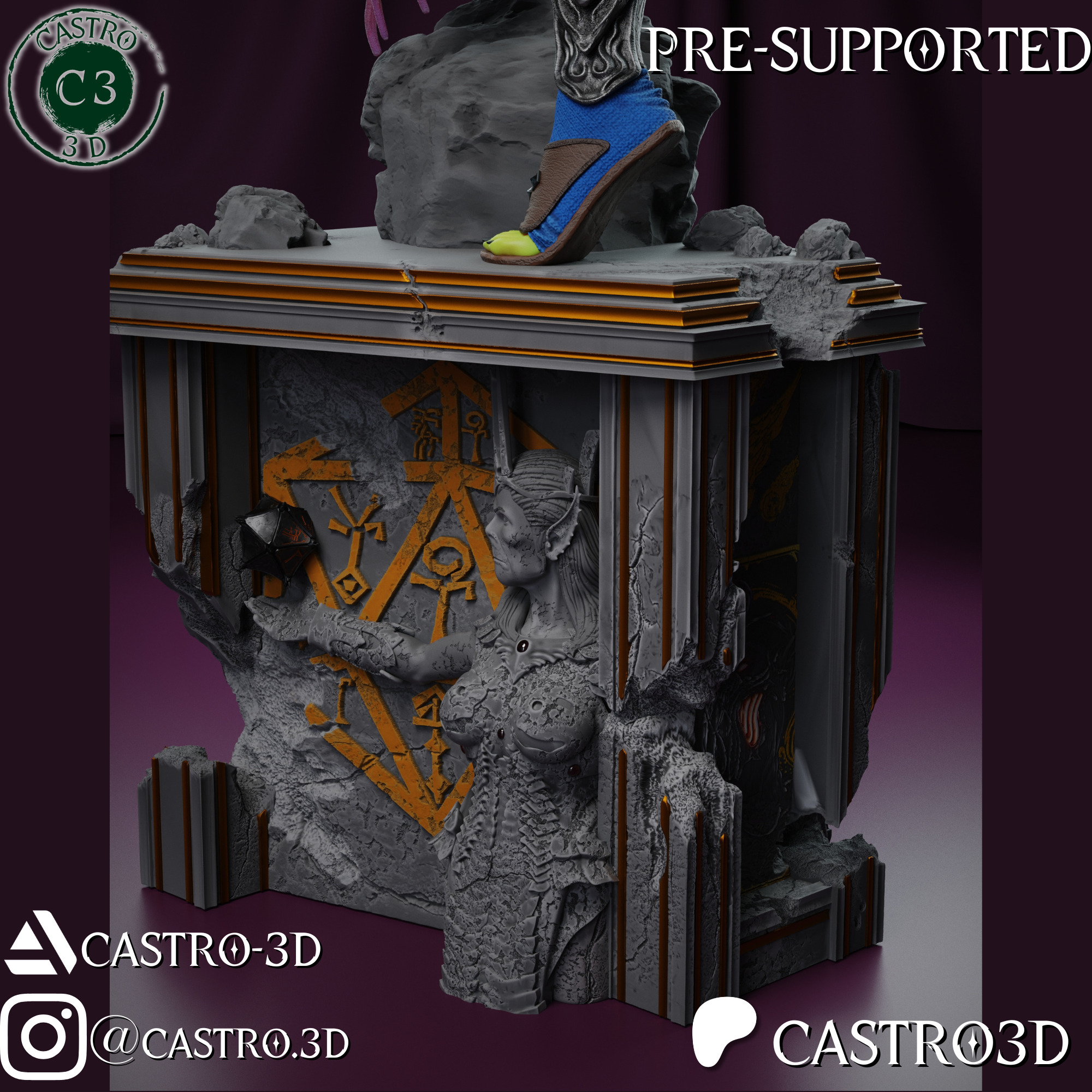LaeZel NSFW - Champion of Vlaakith - Baldurs Gate 3 Collection 3D print model_10