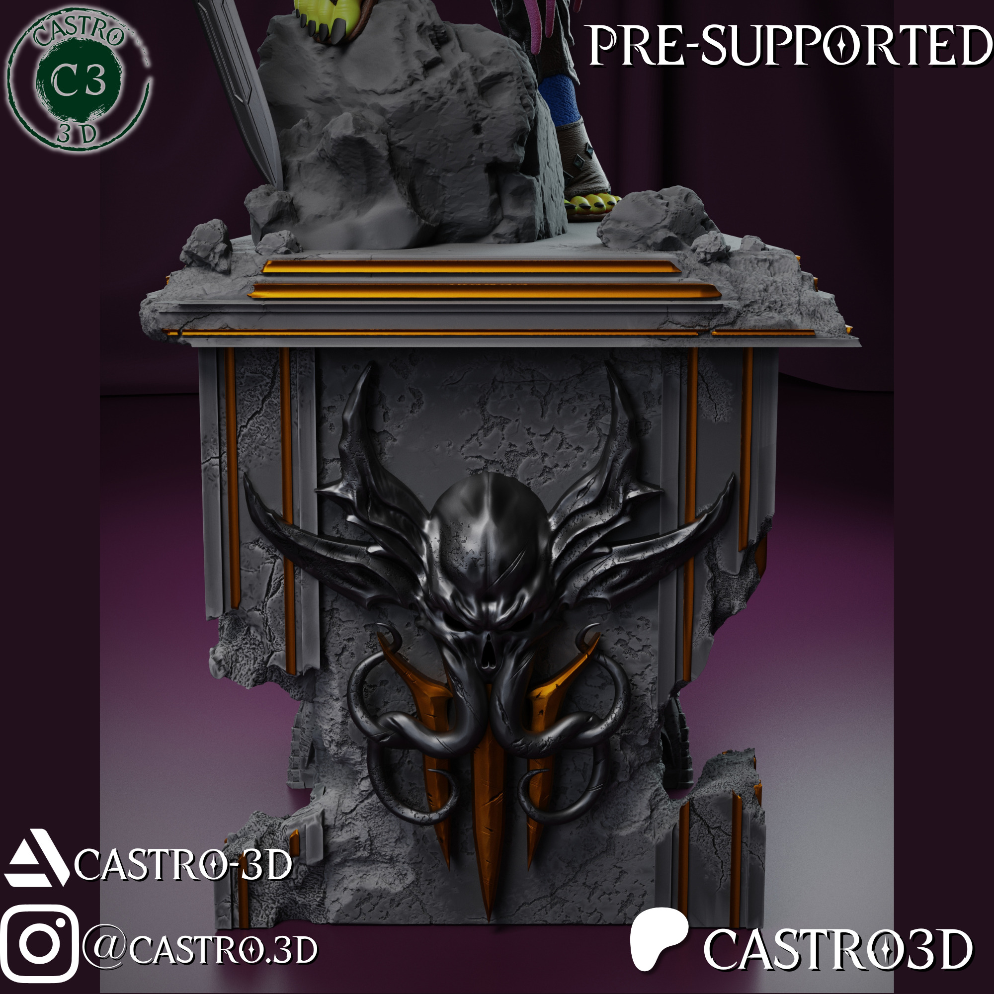 LaeZel NSFW - Champion of Vlaakith - Baldurs Gate 3 Collection 3D print model_6