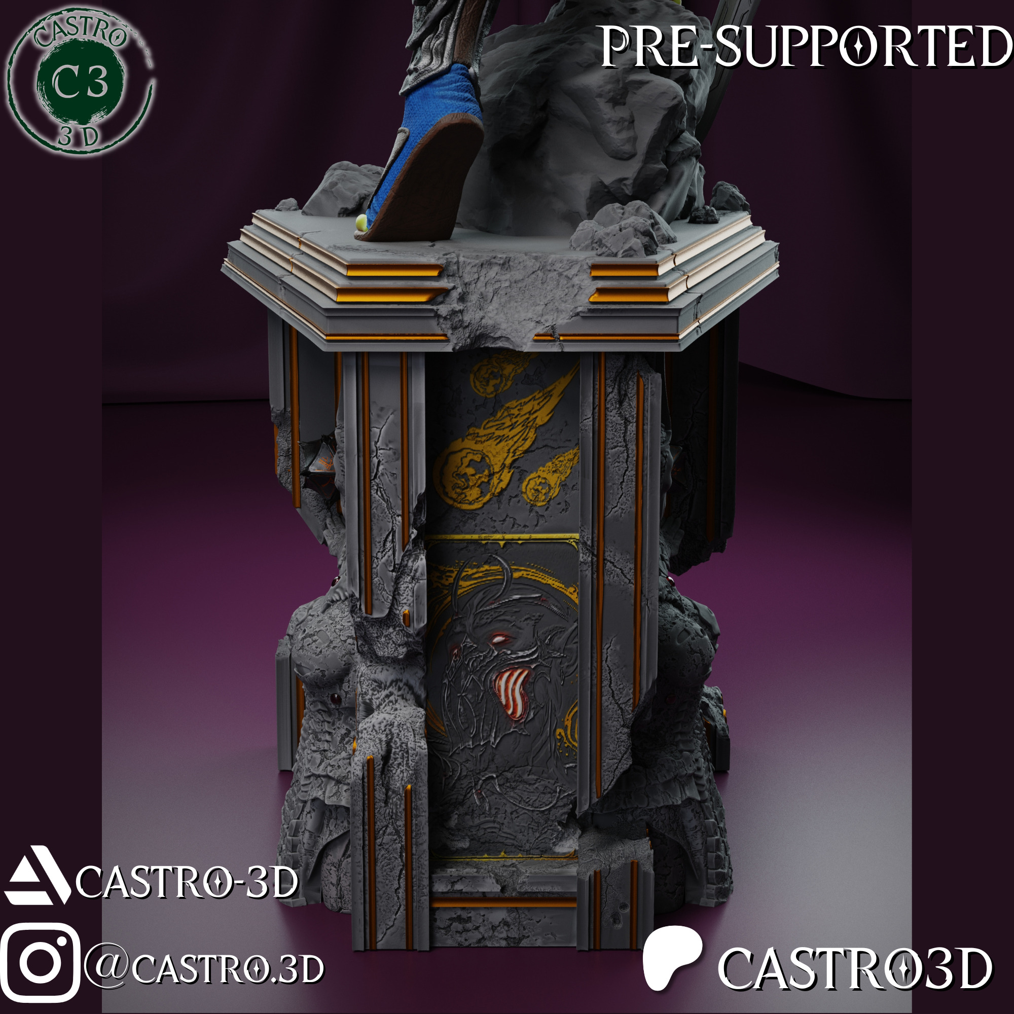 LaeZel NSFW - Champion of Vlaakith - Baldurs Gate 3 Collection 3D print model_8