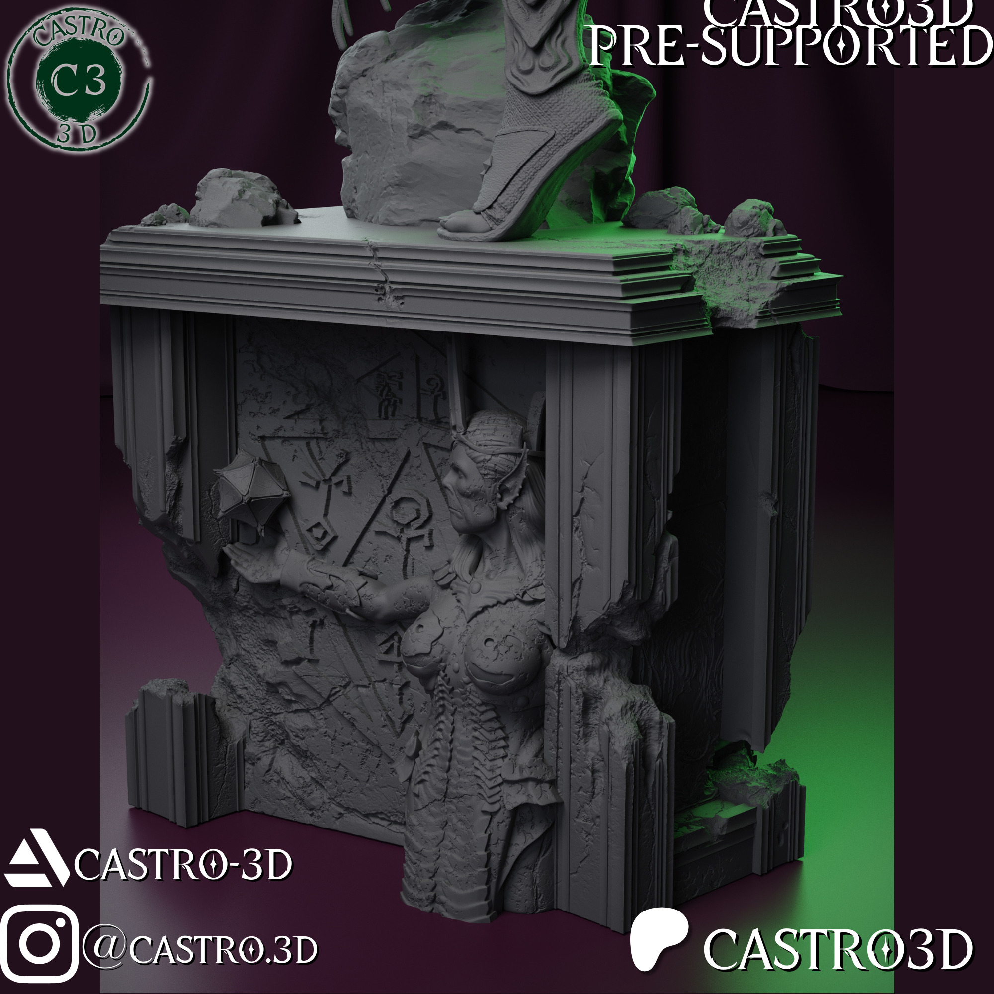 LaeZel NSFW - Champion of Vlaakith - Baldurs Gate 3 Collection 3D print model_11