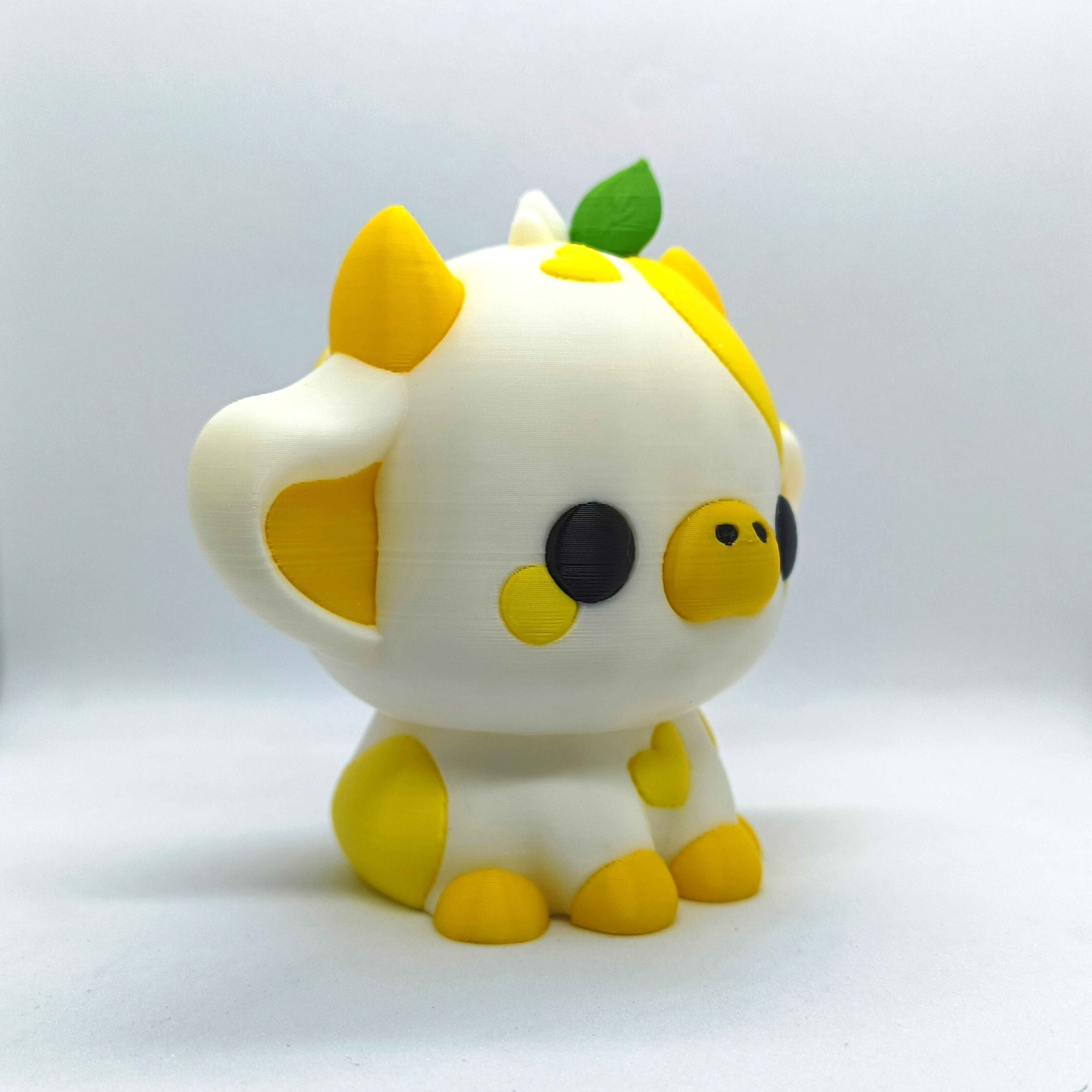 Kawaii Cow - Lemon 3D print model_2