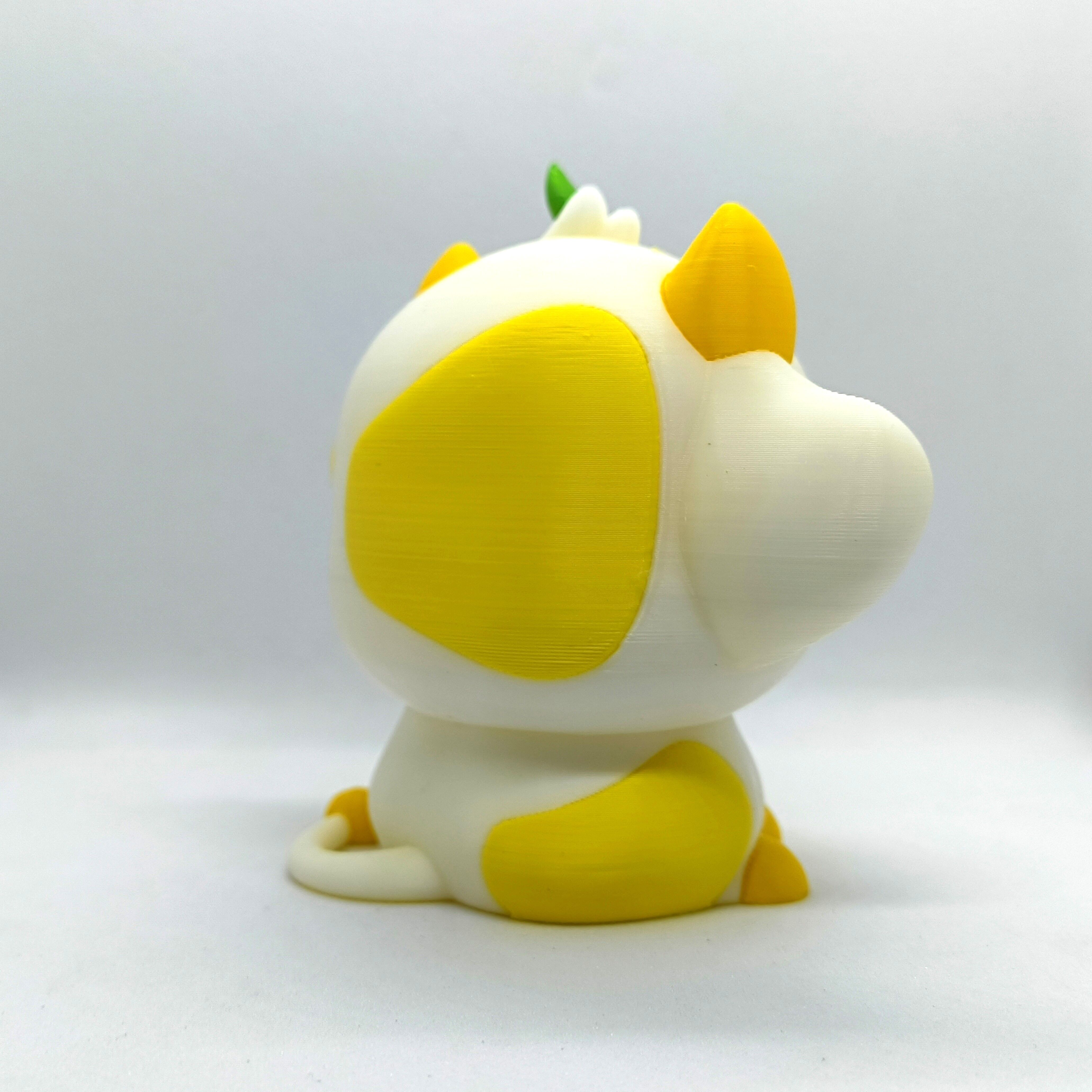 Kawaii Cow - Lemon 3D print model_3