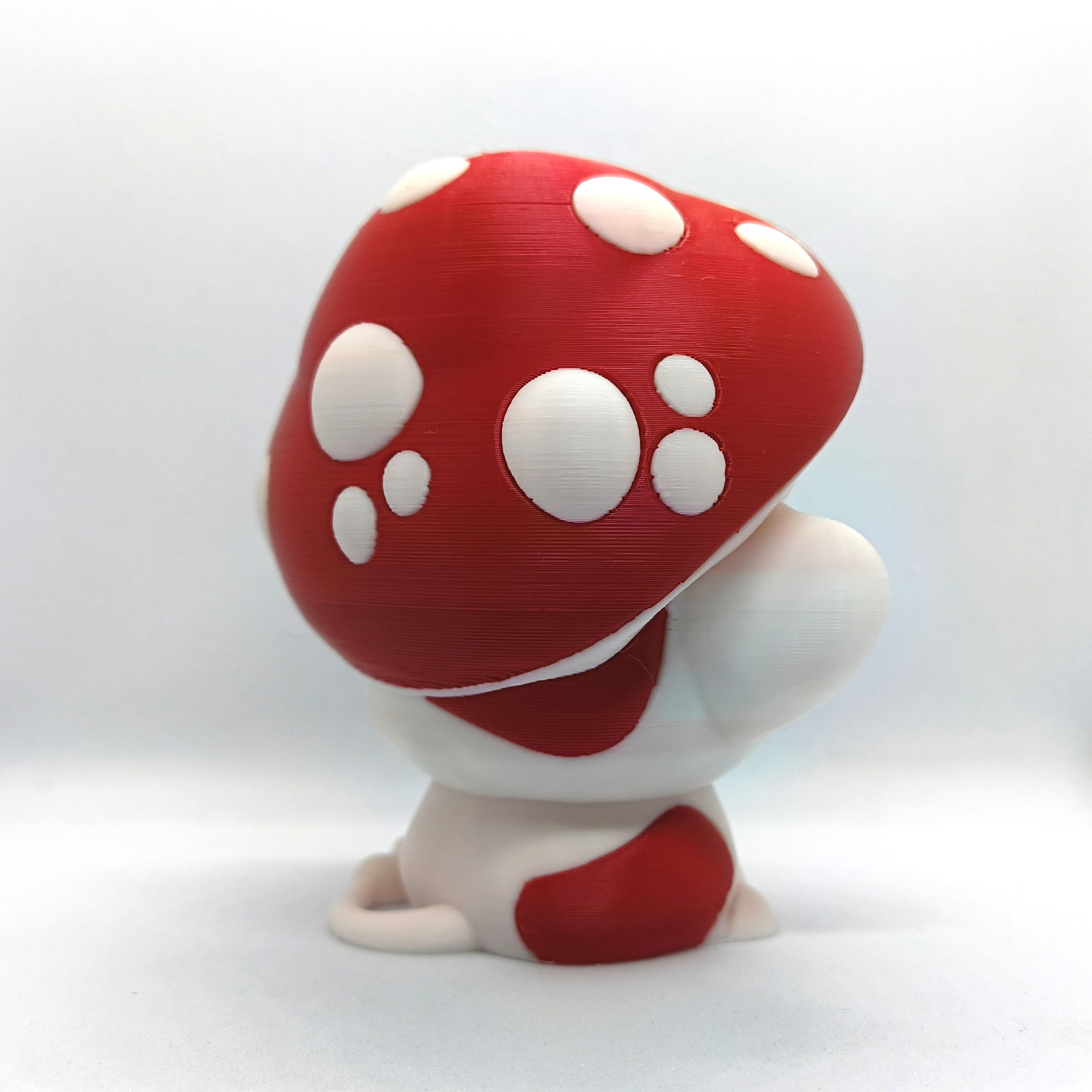 Kawaii Cow - Mushroom 3D print model_3