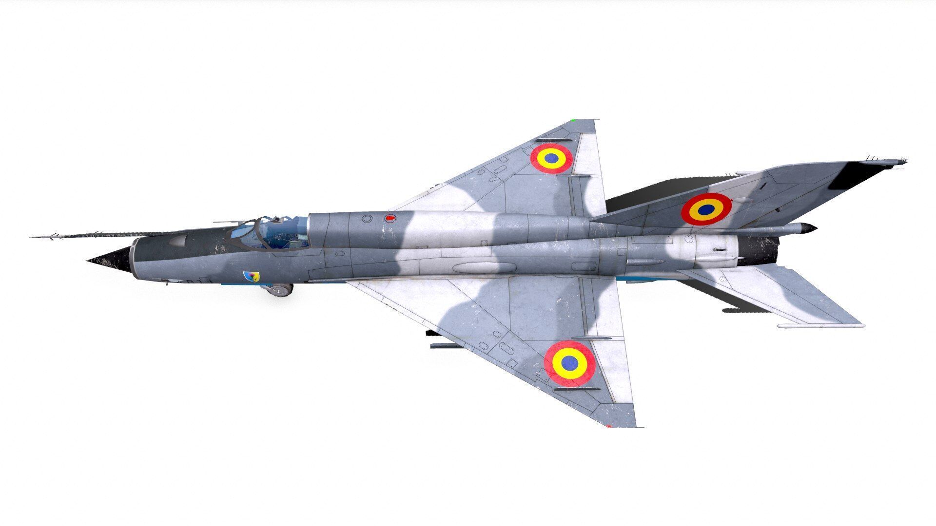 Mikoyan-Gurevich MiG-21 Lancer Low-poly 3D model_6