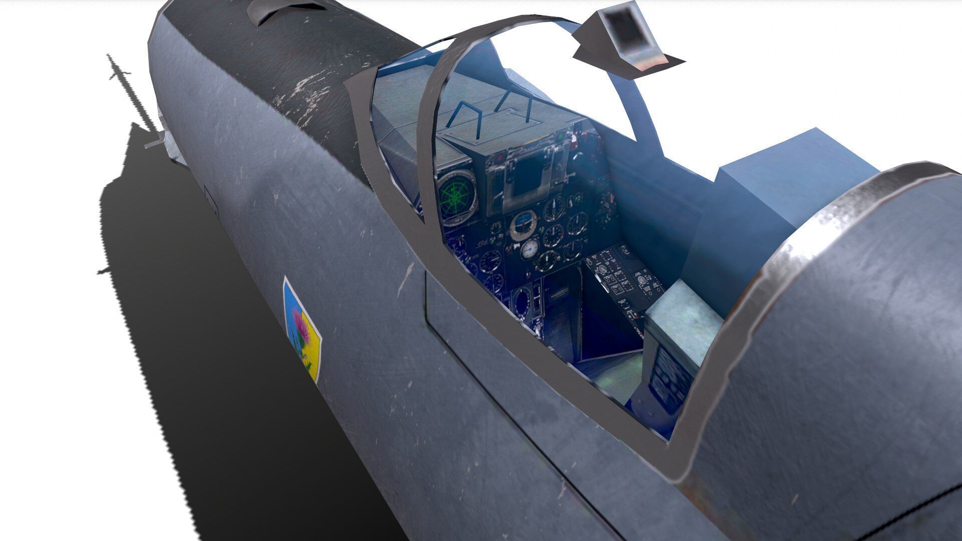 Mikoyan-Gurevich MiG-21 Lancer Low-poly 3D model_4