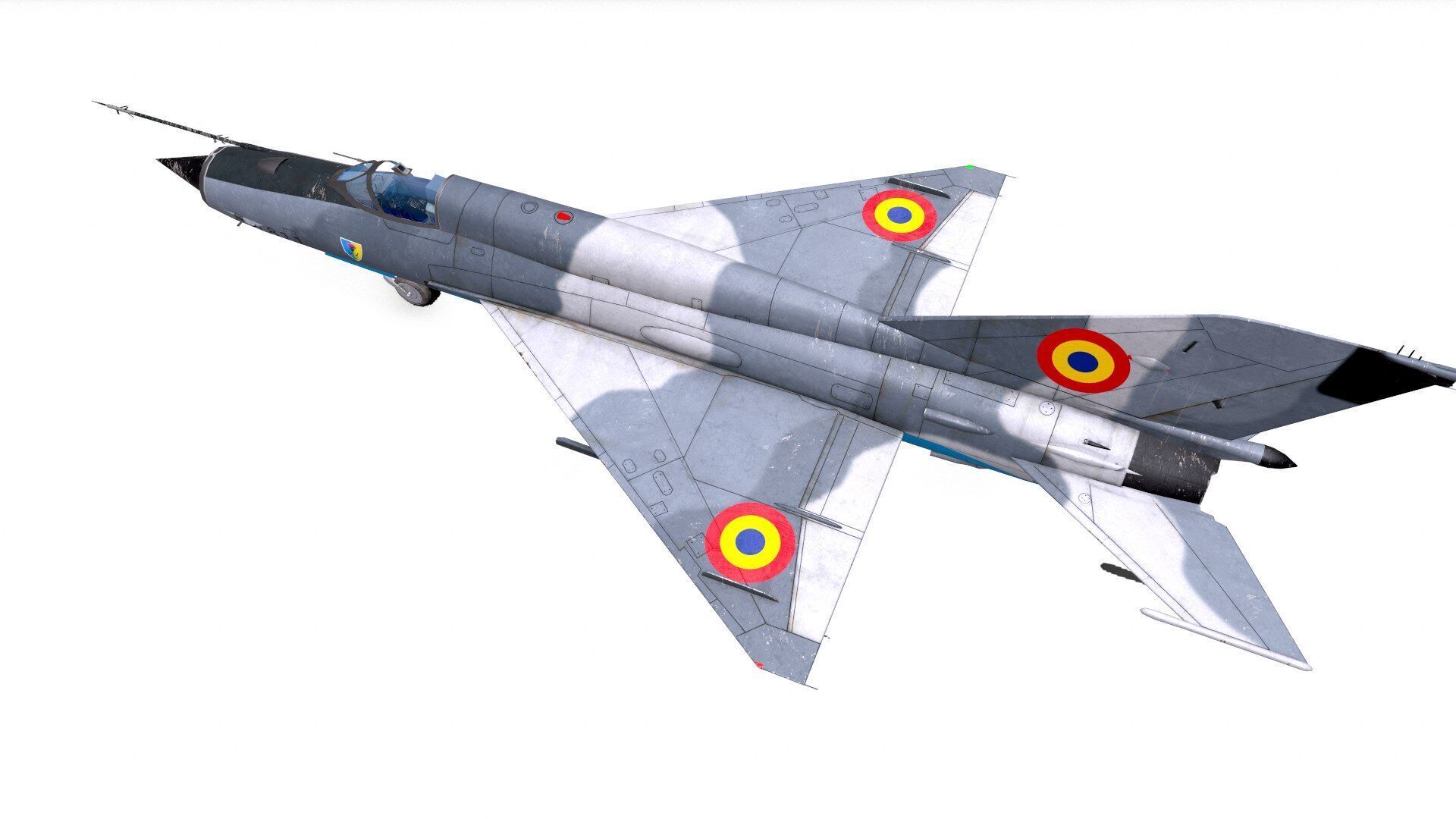 Mikoyan-Gurevich MiG-21 Lancer Low-poly 3D model_8