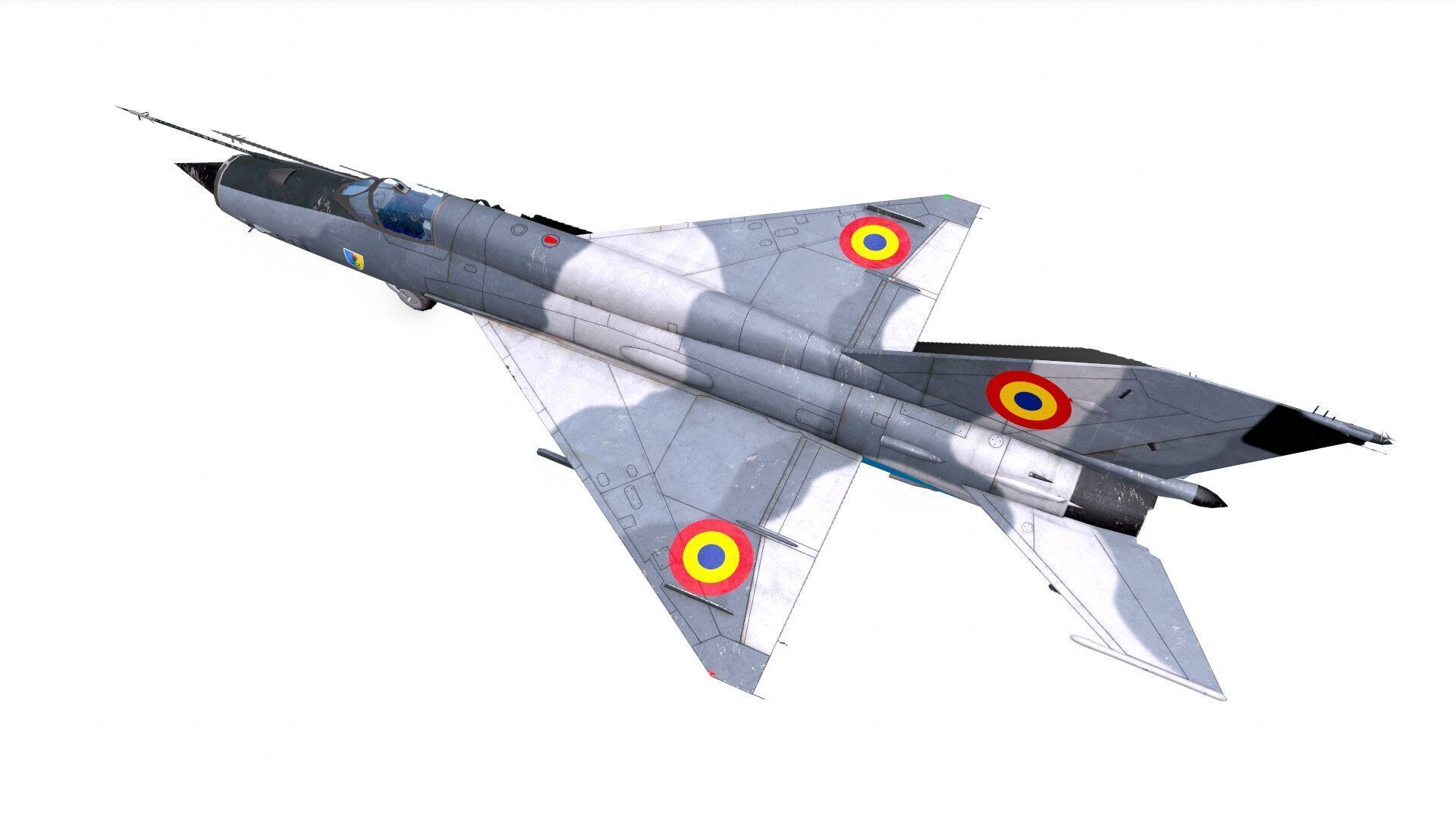 Mikoyan-Gurevich MiG-21 Lancer Low-poly 3D model_10