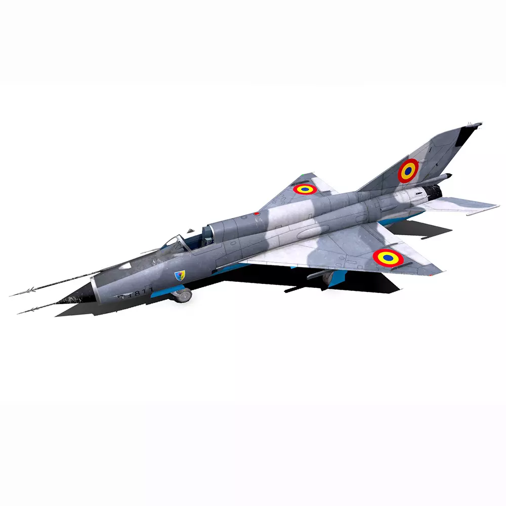Mikoyan-Gurevich MiG-21 Lancer Low-poly 3D model_0