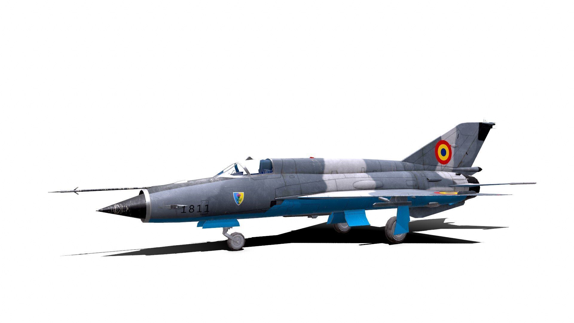 Mikoyan-Gurevich MiG-21 Lancer Low-poly 3D model_23
