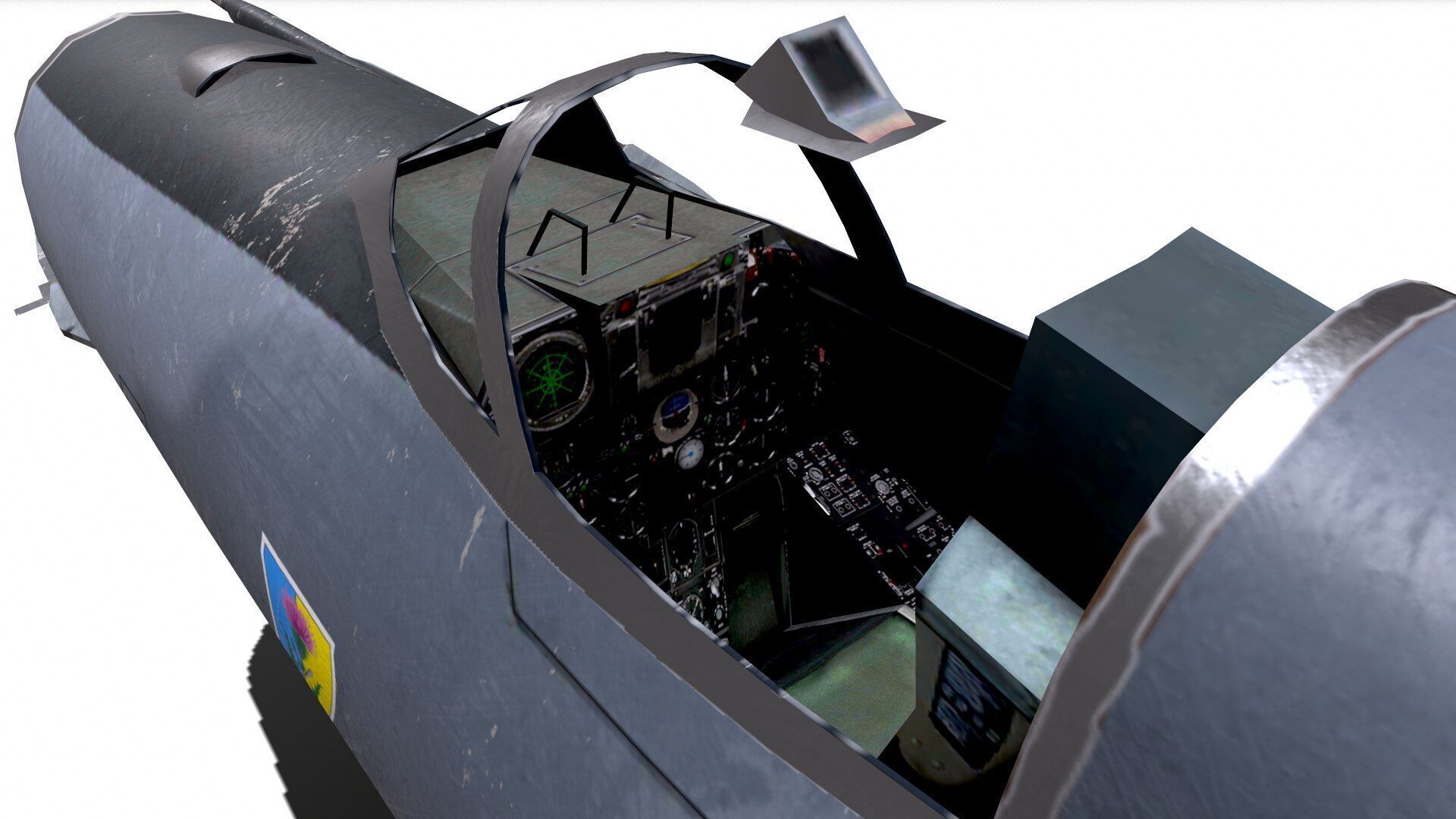 Mikoyan-Gurevich MiG-21 Lancer Low-poly 3D model_5