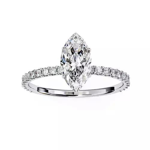 PEAR DIAMOND RING -CAD-103