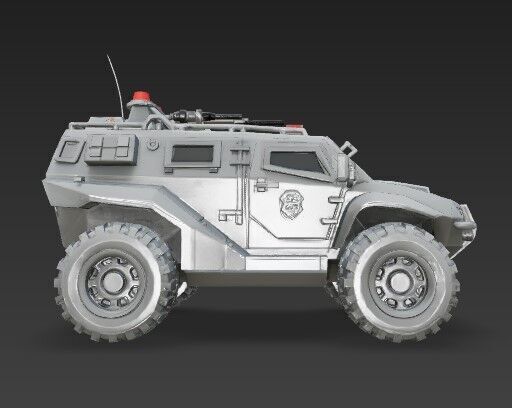 3D Printable Armored Personnel Carrier 3D print model_8
