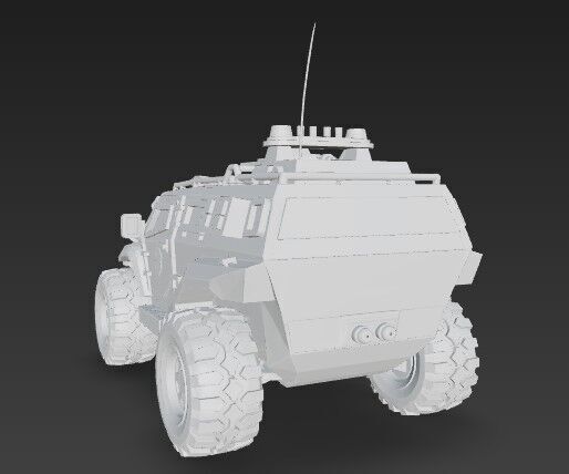 3D Printable Armored Personnel Carrier 3D print model_18