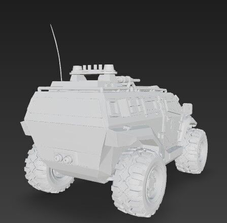 3D Printable Armored Personnel Carrier 3D print model_16