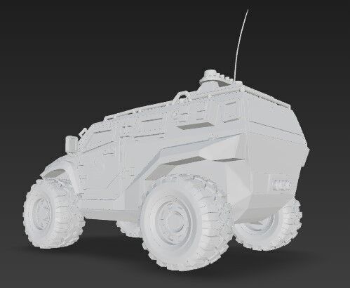 3D Printable Armored Personnel Carrier 3D print model_19