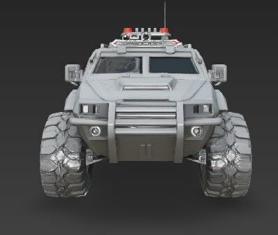 3D Printable Armored Personnel Carrier 3D print model_2