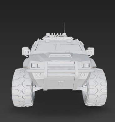 3D Printable Armored Personnel Carrier 3D print model_11