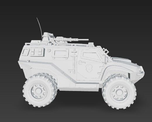 3D Printable Armored Personnel Carrier 3D print model_14
