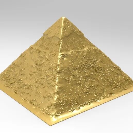 Pyramid of Khafre Design 3D print model_3