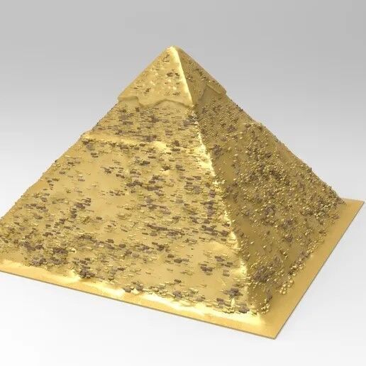 Pyramid of Khafre Design 3D print model_2