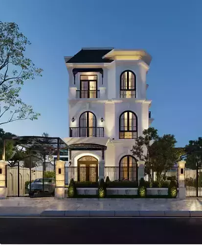 house design 17x19m 3floor