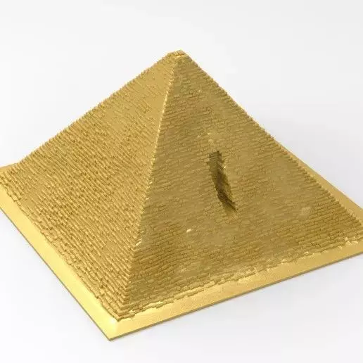 mykerinos pyramid 3d model ancient egypt giza 3D print model_0