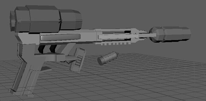 NukeCore Futuristic Nuclear Core Weapon 3D model