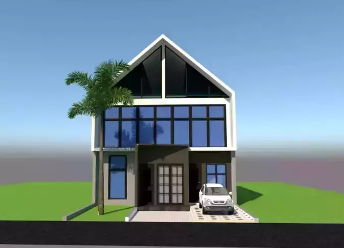 House Design 9X15m 2 floor