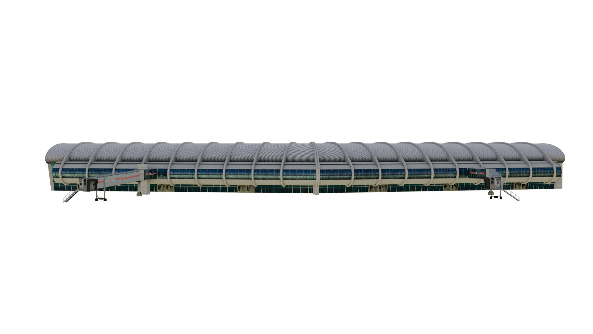 Prince Sultan Bin Abdulaziz  Airport terminal - OETB  Low-poly 3D model_16