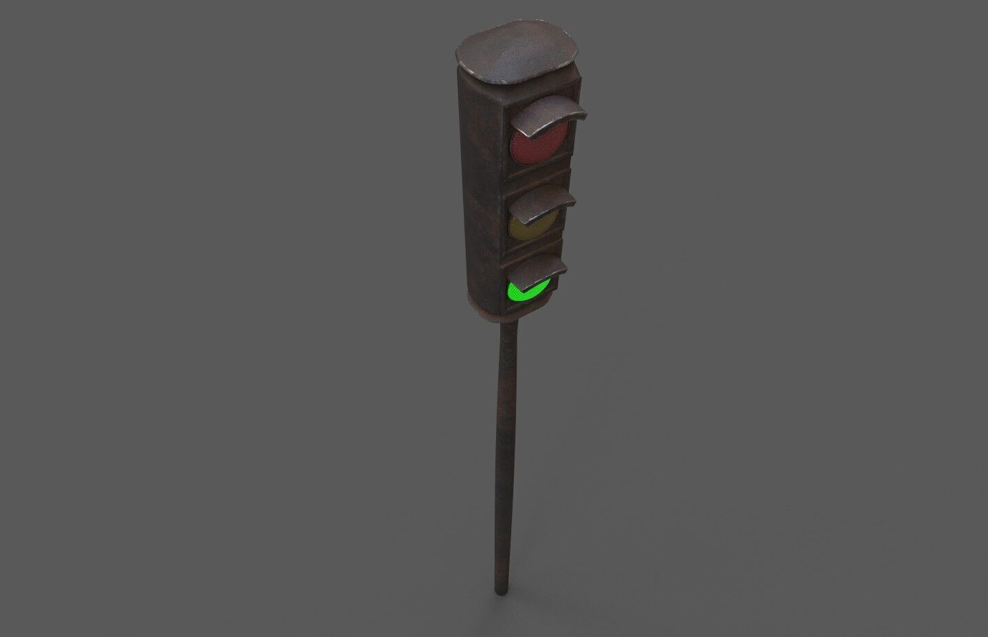 Urban Traffic Light Pack Low-poly 3D model_4
