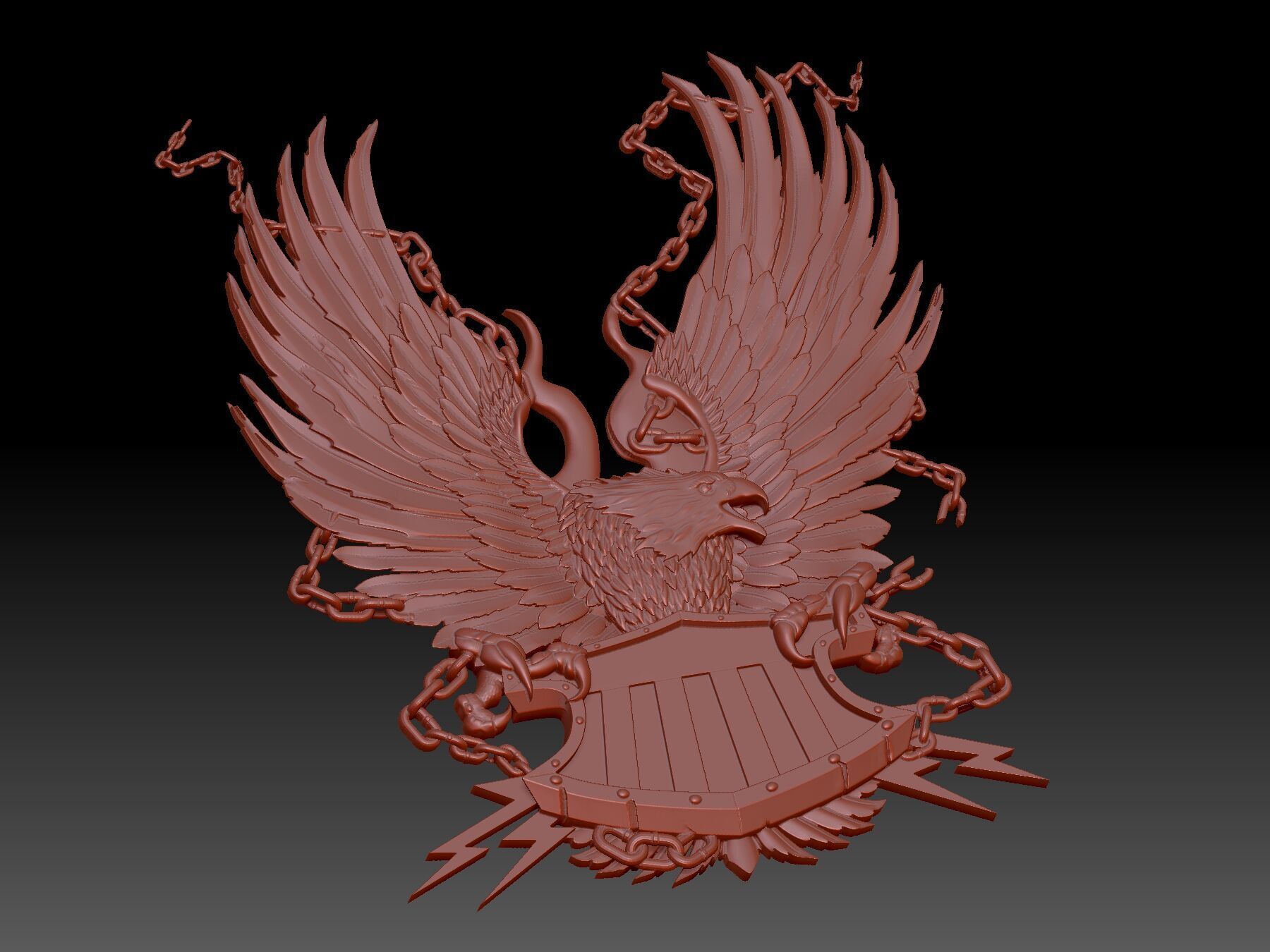  Eagle 3D print model_3